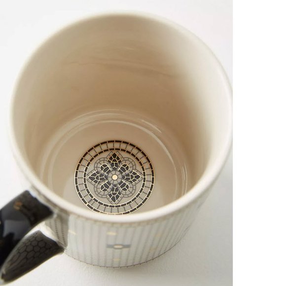 Anthropologie Tiled Margot Monogram Coffee Mug S - Picture 2 of 4